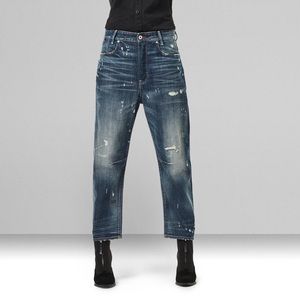 G-STAR RAW C-STAQ 3D BOYFRIEND CROP JEANS